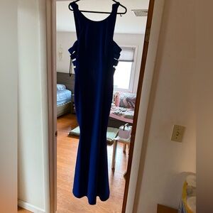 Elegant Blue Evening Dress